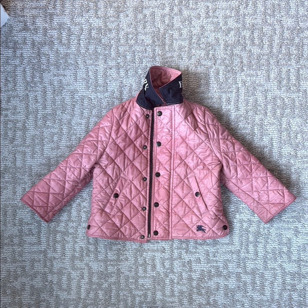Burberry  Pink Quilted Jacket